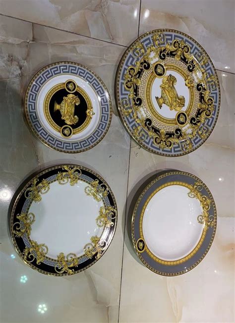 versace plate set ebay|Versace dinnerware set costco.